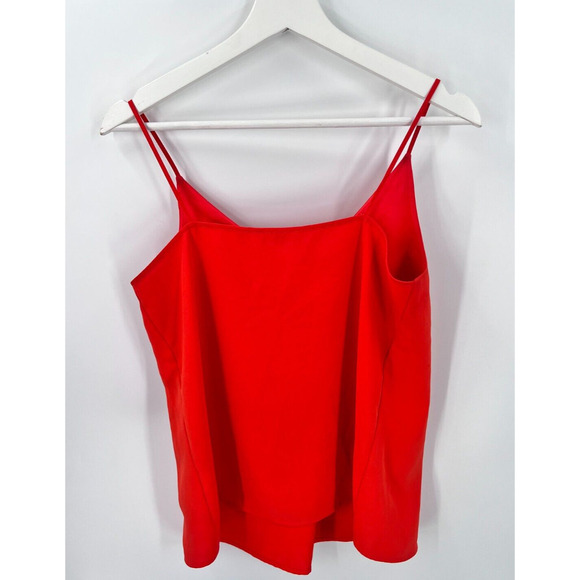 Uniqlo Drape A-line V-Neck Camisole Tank Top Red Women's Small - Picture 3 of 6